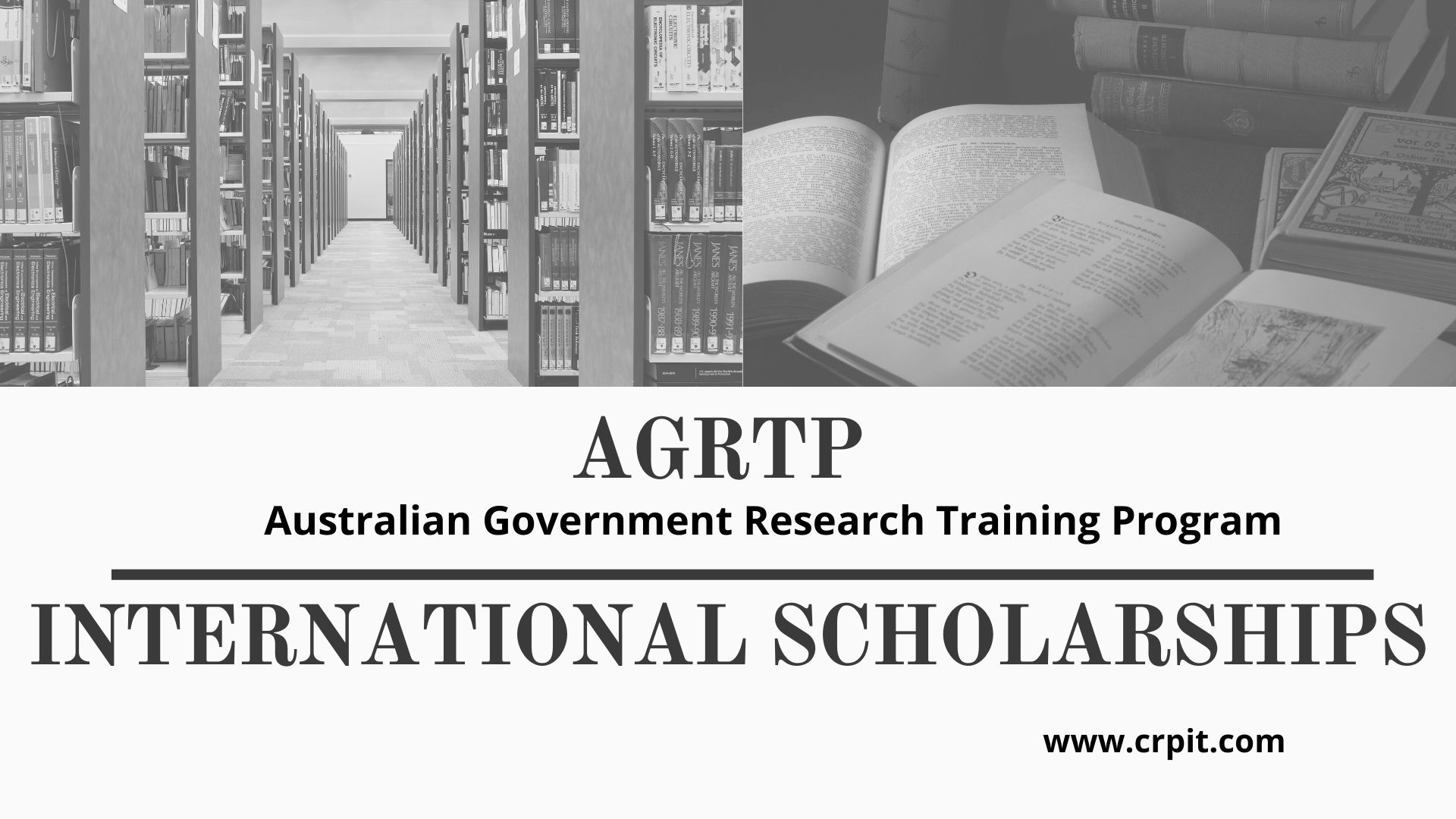 Australian Government Research Training Program AGRTP Scholarships