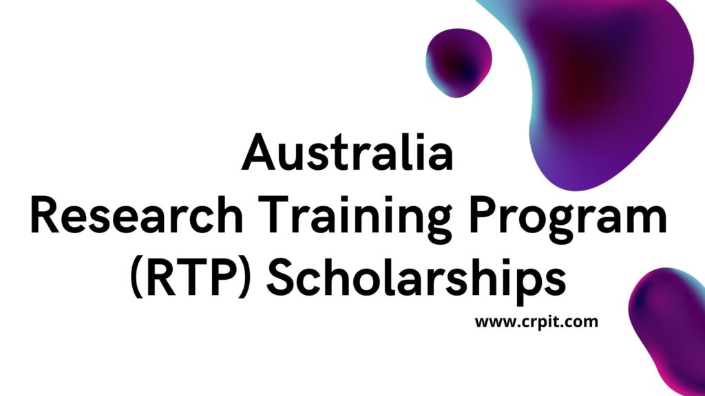 Australia Research Training Program (RTP) Scholarships