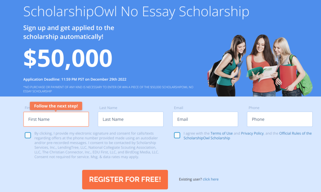 Smart Owl No-Essay Scholarship