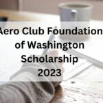 Aero Club Foundation of Washington Scholarship 2023